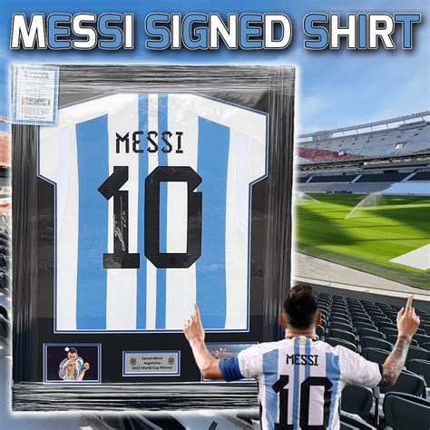 Messi Signed Framed Argentina Shirt Bonkers Competitions