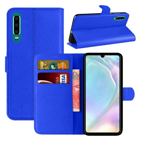 For Huawei P30 Prolite Premium Leather Wallet Case Magnetic Closure