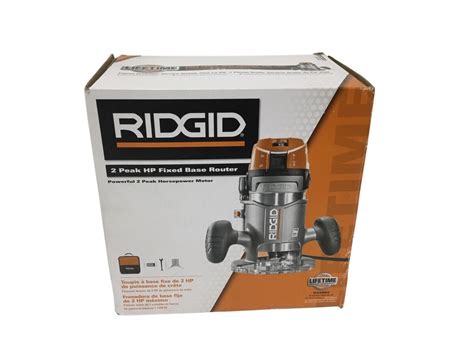 Ridgid R22002 11 Amp 2 Hp 12 In Corded Fixed Base Router Epj023922