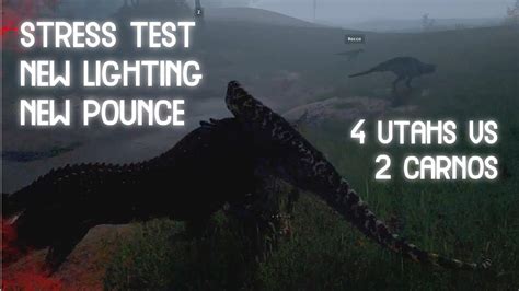 New Pounce And New Lighting In Action Stress Test Update 5 The Isle Evrima Utahraptor