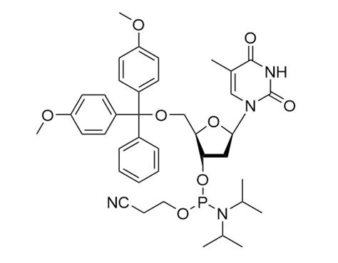 DT CE Nucleoside Phosphoramidite 5 DT Phosphoramidite CAS 98796 51 1