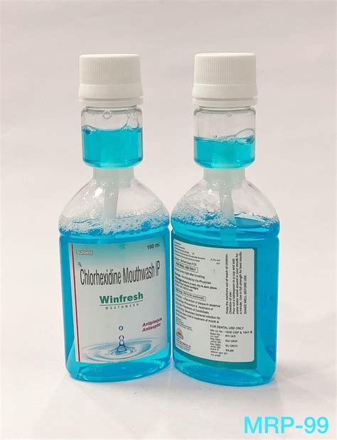 Chlorhexidine Gluconate Mouth Wash Solution Packaging Type Bottle