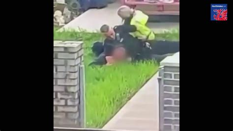 Video Appears To Show Police Officer Punching Man On Ground As Force