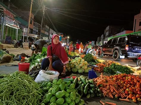 Pasar Panorama Malam Hari Tetap Ramai Pembeli CTZone Dehasen