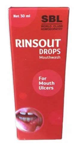 Liquid SBL Rinsout Mouthwash Drops At Rs 140 Bottle In Akola ID