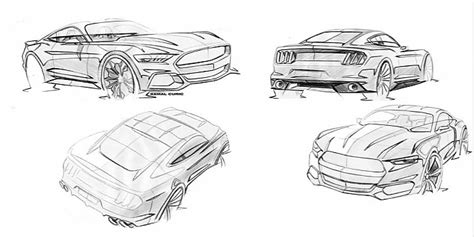 New 2015 Ford Mustang Sketches Released | Mustang Ecoboost Forum