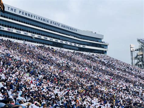 Penn State Stripe Out: What Color Should Each Section Wear in Beaver ...