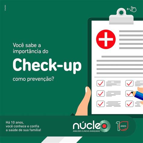 N Cleo Laborat Rio Voc Sabe A Import Ncia Do Check Up Como Preven O