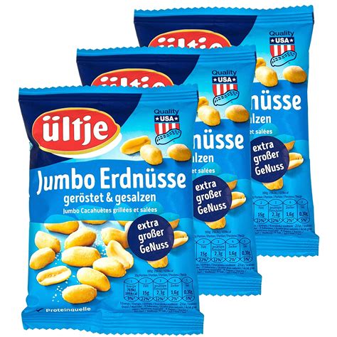 Ltje Er Pack Jumbo Erdn Sse Ger Stet Und Gesalzen In G Packung