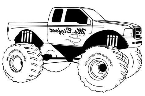 Dessin Monster Truck Bestof Photographie Dessins De Coloriage