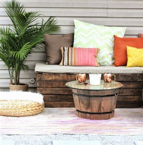 30 DIY Patio Furniture Plans and Ideas for Cozy Outdoor