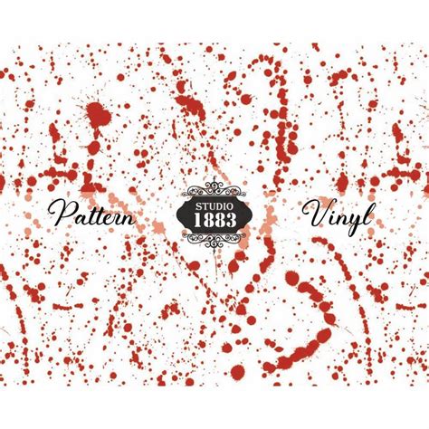 Blood Splatter-Pattern Vinyl – Studio 1883