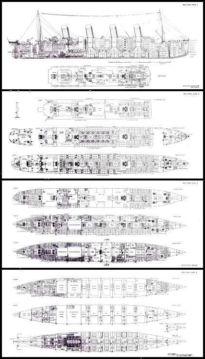 Titanic Deck Plans | Peter Sparre