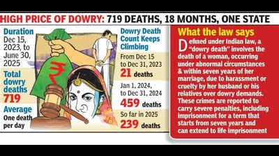Dowry deaths on the rise in MP: 719 women killed in 18 months | Bhopal ...