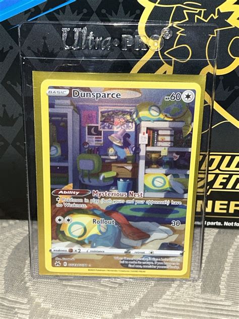 Mavin Pokemon Crown Zenith Full Art Dunsparce Gg23 Gg70 Near Mint Nm