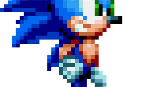 Pixel Art Facile Sonic Sonic Pixelart Pixel Art Maker A Great ...