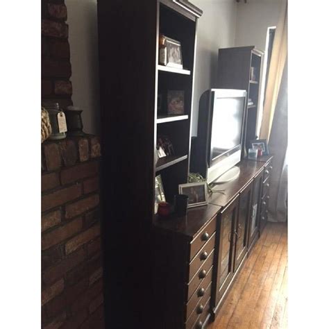 pottery barn andover media console 4