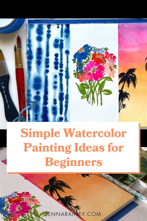 Simple Watercolor Painting Ideas for Beginners 