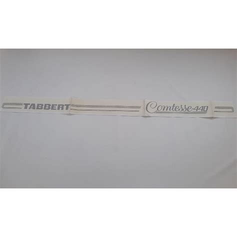 tabbert logo aufkleber schriftzug tabbert comtesse  deko emblem
