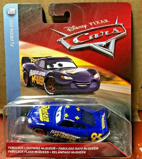 FABULOUS LIGHTNING MCQUEEN BLUE DISNEY PIXAR CARS 3 2016 SCALE 1:55 | #3933392707