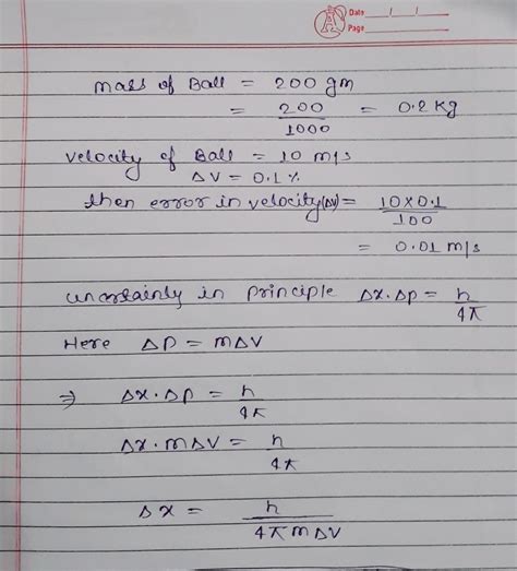 A Ball Of Mass 200 Gram Is Moving With A Velocity Of 10 Metre Per