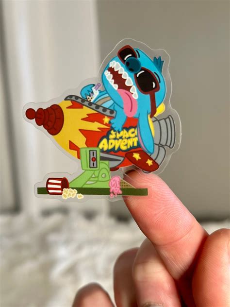 stitch sticker notebook sticker vinyl decal phone laptop journal