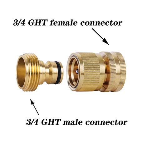 Buy Shownew Garden Hose Quick Connectors Solid Brass Inch Ght