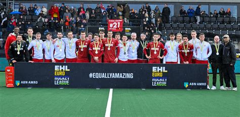 Rot Weiss Hockeyherren Sind EHL Vizemeister KTHC Stadion Rot Weiss