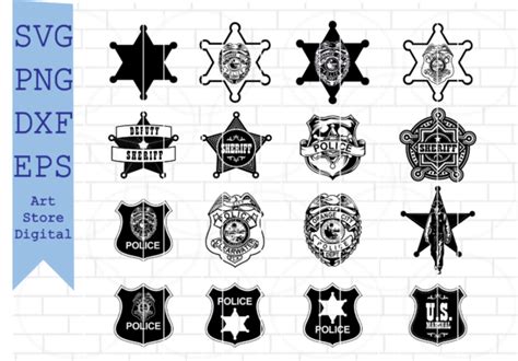 1 Deputy Badge Svg Designs And Graphics