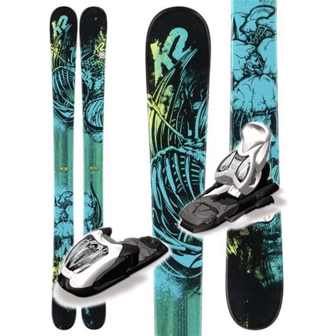 K2 Bad Seed Skis Fastrak2 7 Bindings Boy S 2013 Evo