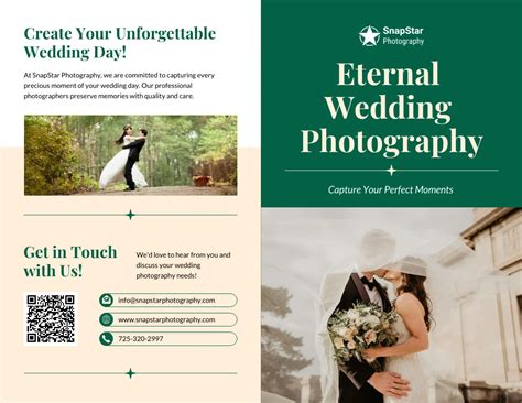 Wedding Photography Brochure Template Venngage