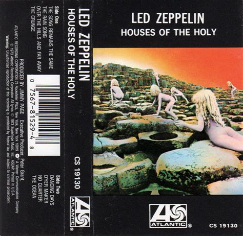 Led Zeppelin – Houses Of The Holy (Cassette) - Discogs