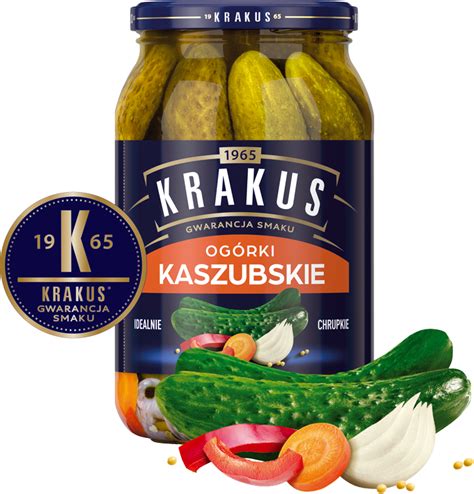 KRAKUS 870 g ogórki kaszubskie Maspex