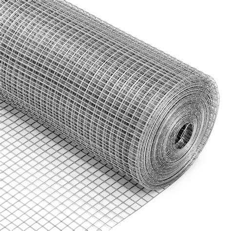 3x50ft Multipurpose 19 Gauge Galvanized Welded Chicken Wire Mesh Fence