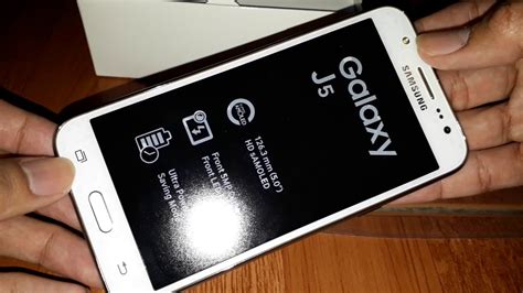 Unboxing Samsung Galaxy J5 2015 White Indonesia Youtube