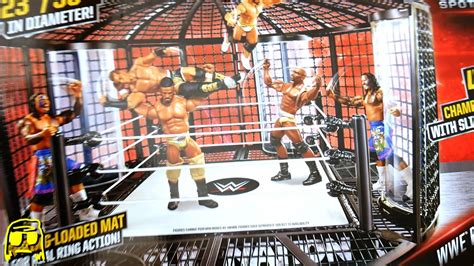 Wwe Elimination Chamber Playset Ring Toys R Us Exclusive Unboxing