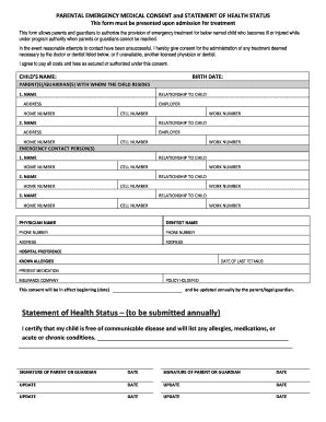 Fillable Online Prince Pvt K Ia Statement Of Health Status To Be