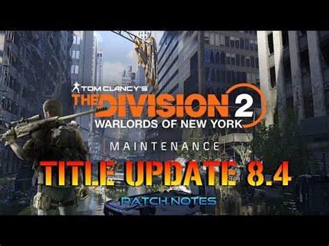 The Division Update Patch Notes Huge Changes To Pvp Pve