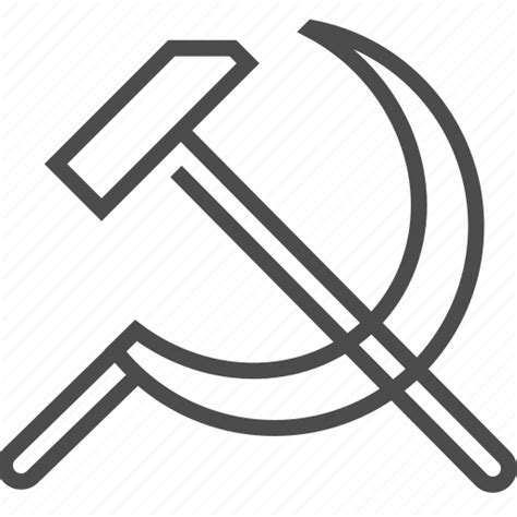 Communist Democratic Equality Hammer And Sickle Political