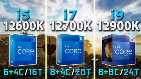 Intel i5-12600K vs i7-12700K vs i9-12900K | DDR4 // Test in 8 Games ...