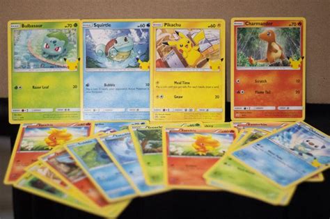 25th anniversary Pokemon cards Special Edition (NON HOLO) | EstateSales.org