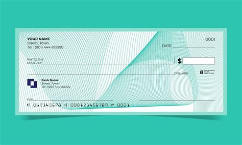 Premium Vector | Bank check, bank cheque design, vector format