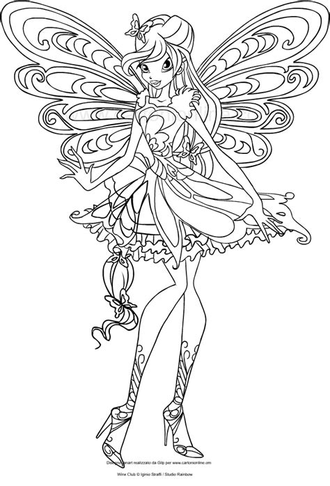 Disegni Colorare Winx - Disegni Da Colorare Winx Bloom