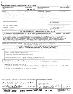 Fillable Online Pbadupws Nrc Modification No 015 To Delivery Order No