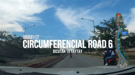 Circumferencial Road 6 C6 Bicutan To Taytay Ride 117 Youtube