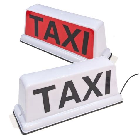 Taxi Roof Lights Taxi Top Signs Illuminated Taxi Signs