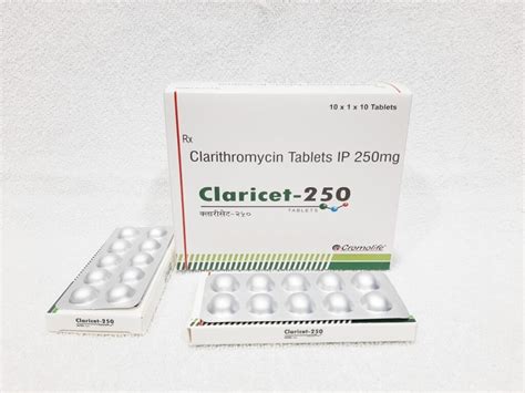 Claricet Tab Clarithromycin Mg Tablets Orion Life Science