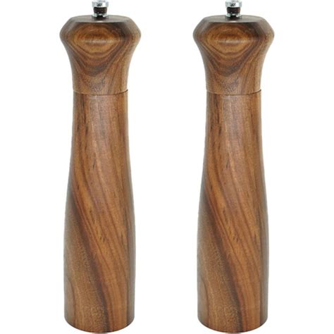 Buy Wooden Salt And Pepper Grinder Set Acacia Wood Salt And Pepper