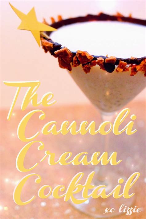 Here Comes The Fun: Cannoli Cream Cocktail