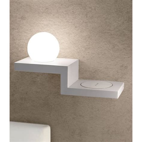 Aplique pared LED con cargador inducción ZANZIBAR Iluminoteca